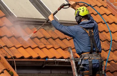 Démoussage et hydrofuge de toiture à Sallanches